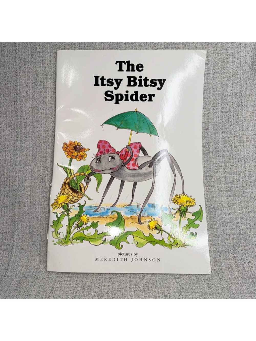 19" JUMBO Classroom The Itsy Bitsy Spider Book Teacher Classroom Homeschool